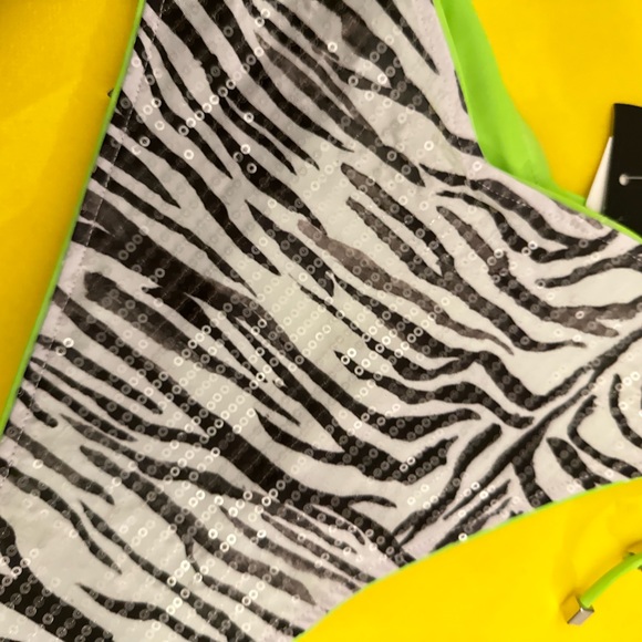 *NWT* Zebra Neon Lime BIKINI - Picture 6 of 16